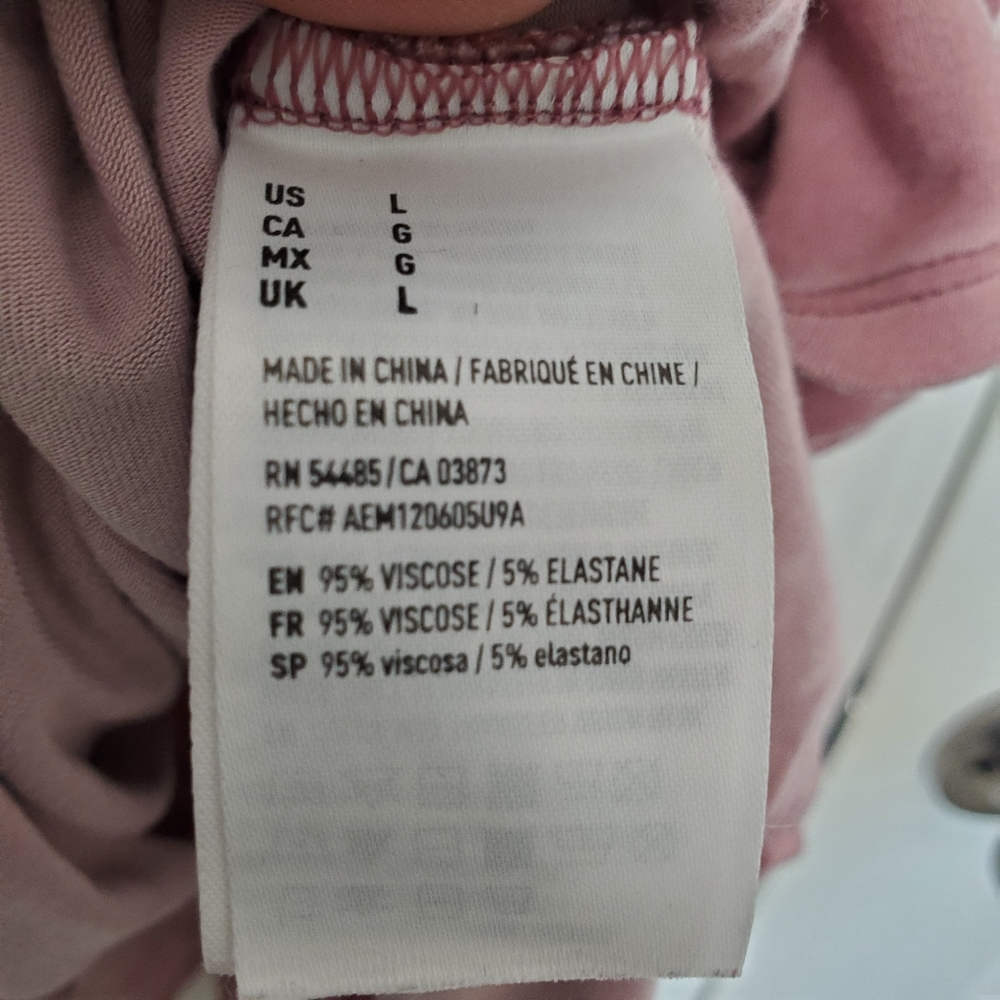 ⚠️DONATING SOON‼️American Eagle Burn-Out Pink Tank Jersey Dress Front Cutout - Picture 4 of 6